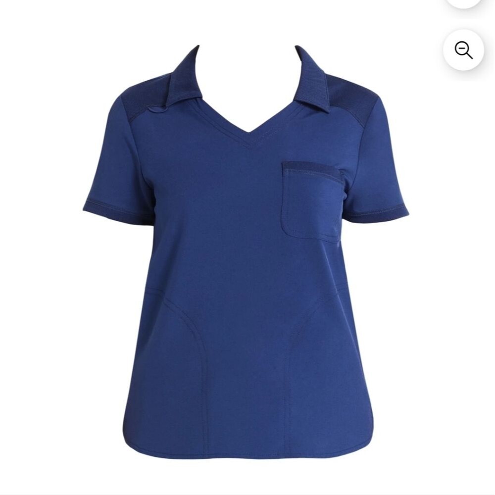 Scrubstar Women's Antimicrobial Premium Performance Collar Top, Size M